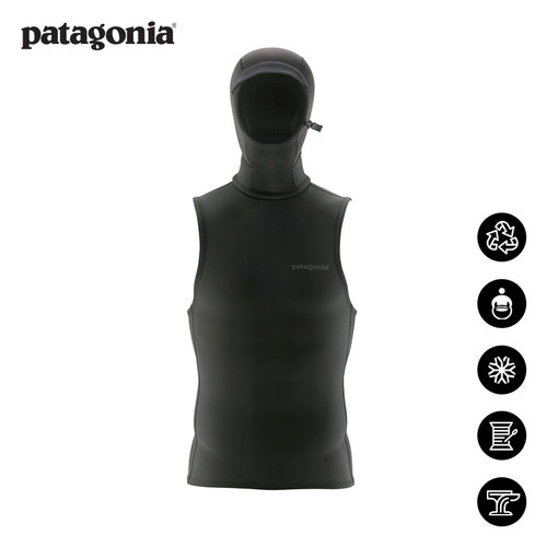 patagonia冬季连帽冲浪马甲