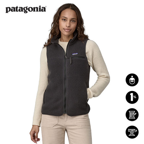patagonia女士保暖抓绒马甲