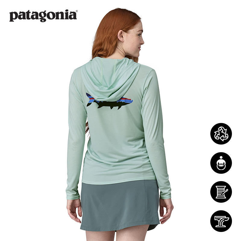 女士c1速干冲浪连帽衫patagonia