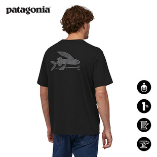 37598 男士 Fish Flying patagonia巴塔哥尼亚 冲浪系列T恤