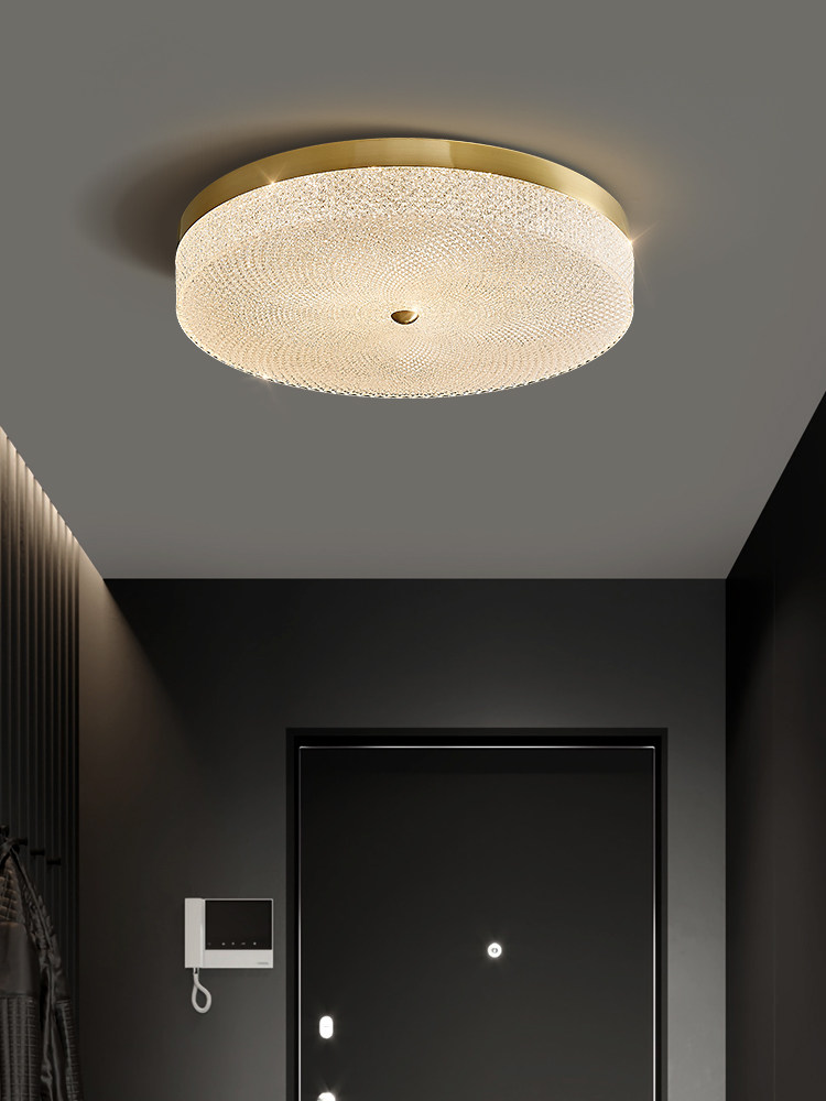 全铜面包led吸顶灯阳台过道走廊大门口入户玄关厨房洗手间小尺寸