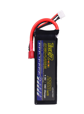 3S航模电池老虎电池11.1V2200mAh25C足球无人机遥控车快艇穿越机