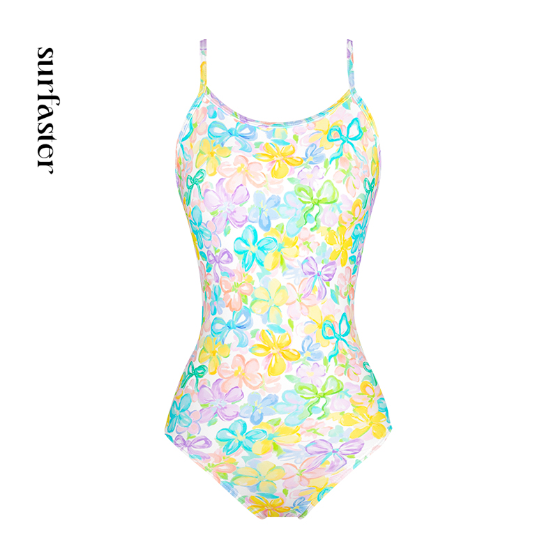 速浪|RC竞速入门系列|RC23蝴蝶花|无胸垫|竞速泳衣|游