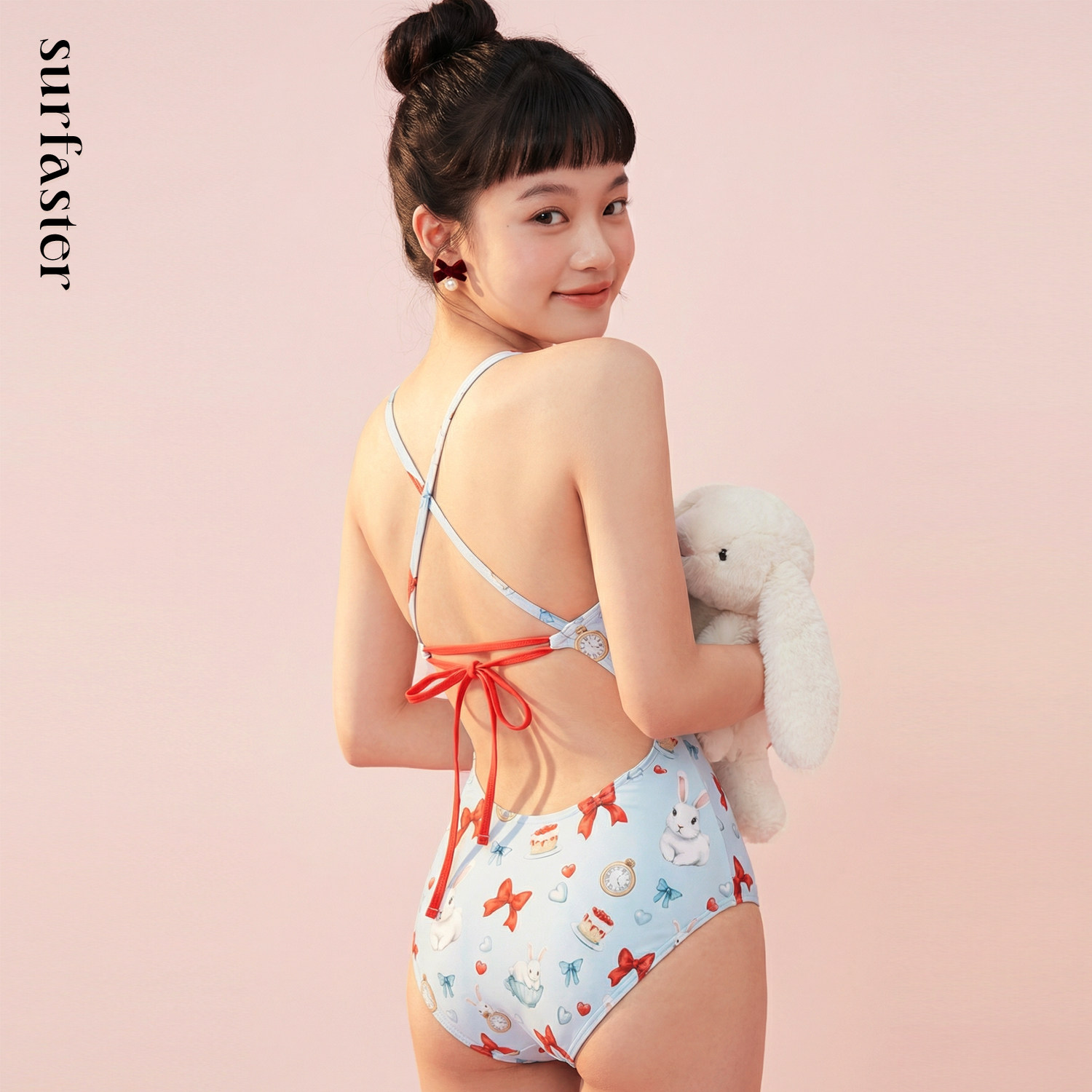 速浪|RT紧致焕彩系列|RT13梦游仙境|无胸垫|竞速泳衣