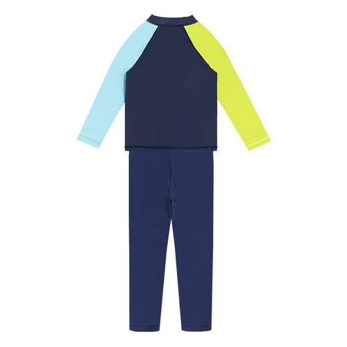 Детский раздельный купальник, униформа, лонгслив для мальчиков, летние дорожные штаны для плавания, защита от солнца, подходит для подростков