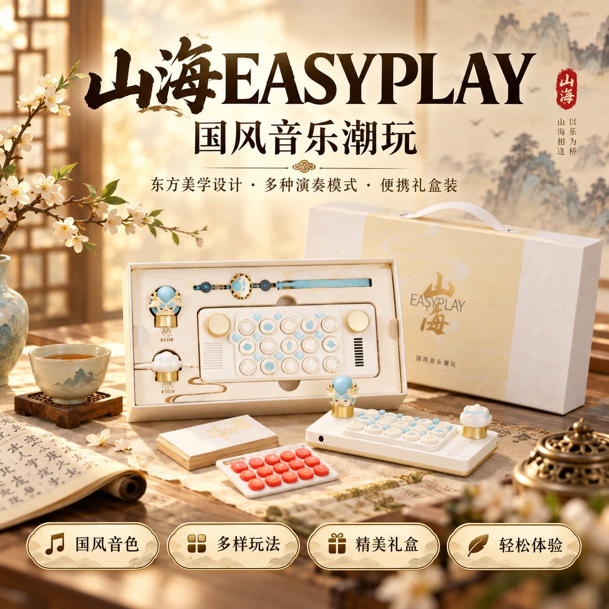 cubyfun口袋键盘便携新品国风图片