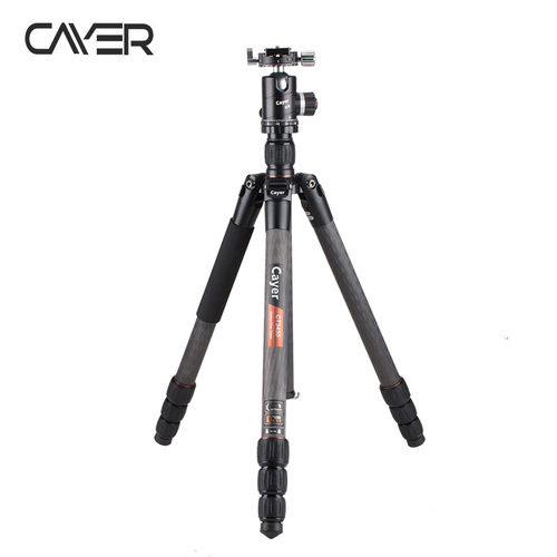 Cayer卡宴 旅游便携碳纤维专业单反相机三脚架 CT3450X3