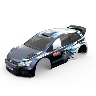 美嘉欣10303 10304漂移拉力车1:10雪铁龙大众原厂车壳配件带灯组