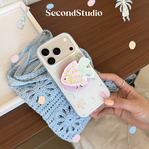 海岛椰椰磁吸手机壳适用于iPhone