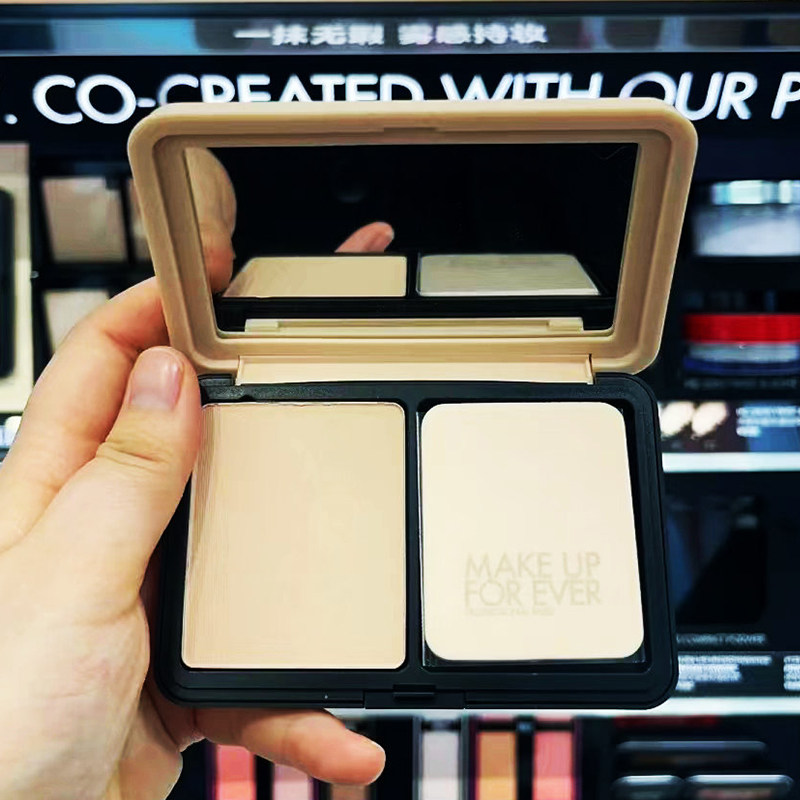 玫珂菲丝绒持妆粉饼11g 全新仿真肌持妆粉饼清晰无痕定妆哑光控油