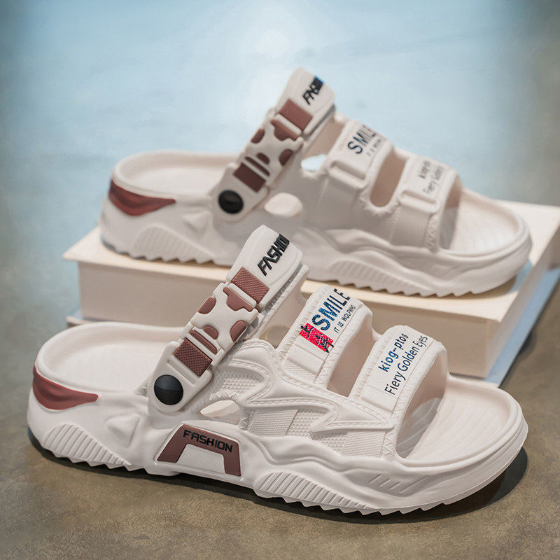 KFT脚王凉鞋男款2026夏季新款青少年外穿防滑拖鞋两用开车运动沙