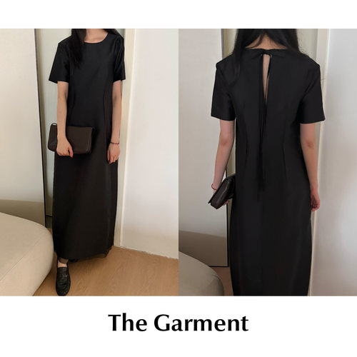 【SALE】CETTCE 现货 The Garment 黑色蝴蝶结短袖连衣裙Umami