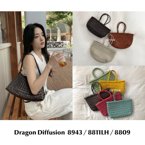 CETTCE 现货 Dragon Diffusion 牛皮手工编织包8943 8811LH 8809