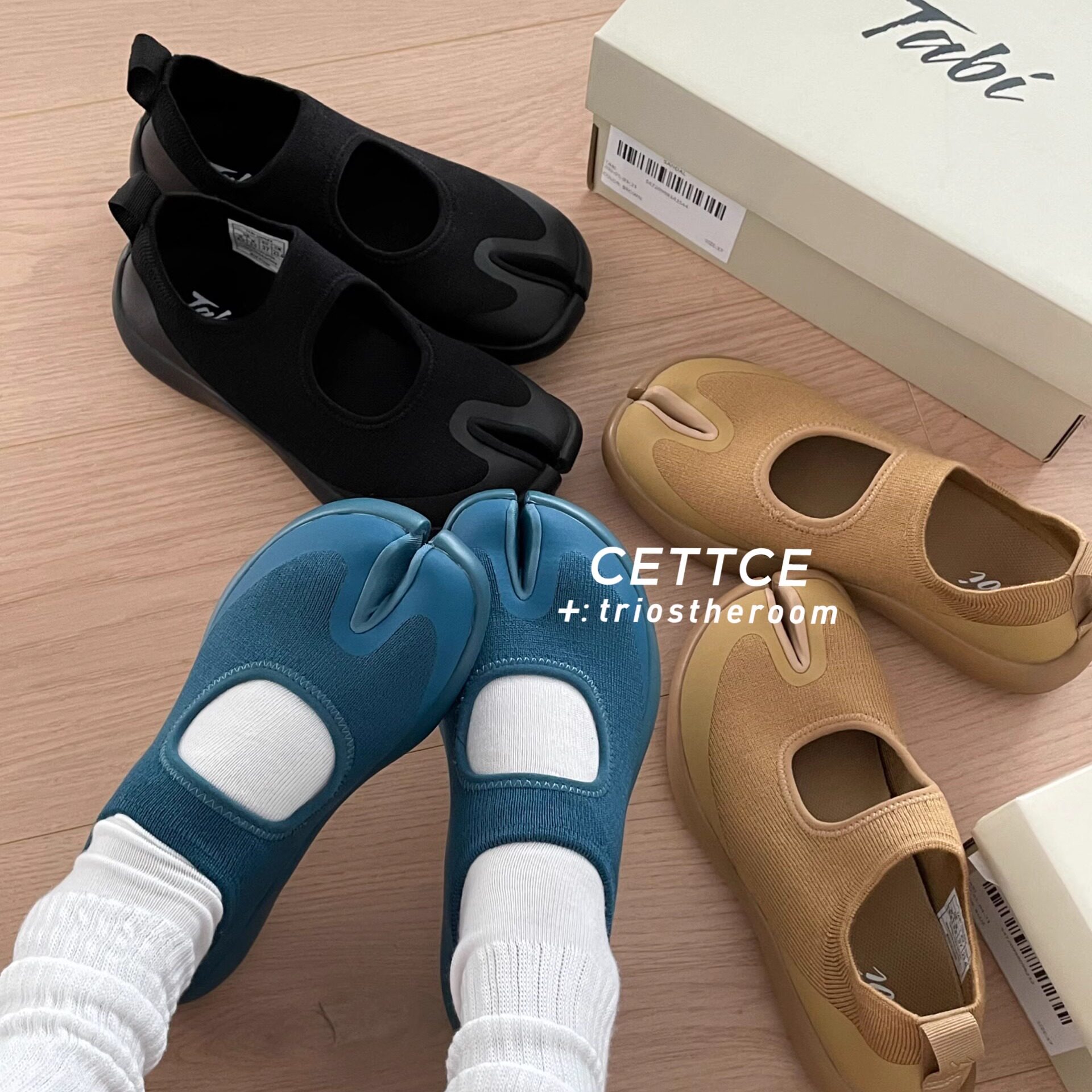 CETTCE 折扣现货 Tabi Footwear Sandal 针织鞋面分趾玛丽珍鞋图片