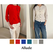 开衫 CETTCE 多色合集 圆领纯羊绒针织短袖 七分袖 现货 Allude