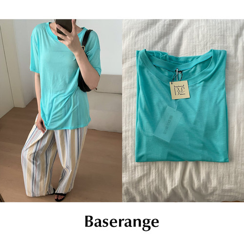 CETTCE 现货 Baserange 经典Loose Tee竹纤维竹棉宽松圆领短袖T恤