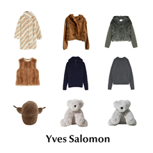 【SALE断码合集】CETTCE 现货 Yves Salomon 皮草外套帽子熊