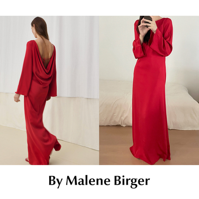 【SALE】CETTCE 现货 By Malene Birger 秀款后背深V连衣裙 LISA