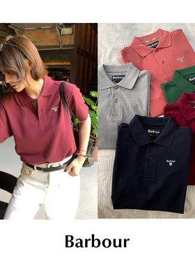 【SALE】 CETTCE 现货 Barbour 纯棉刺绣休闲短袖女士T恤polo衫