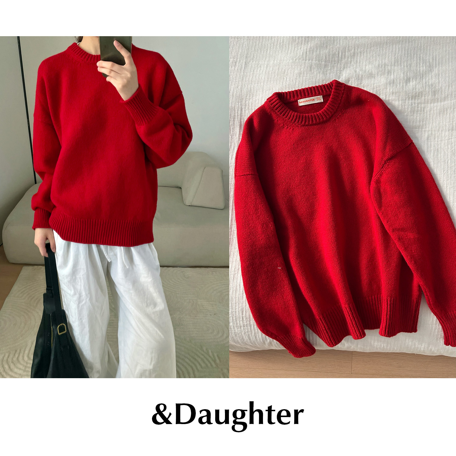 【SALE】CETTCE 现货 &Daughter 英国吉朗羔羊毛针织毛衣Balla