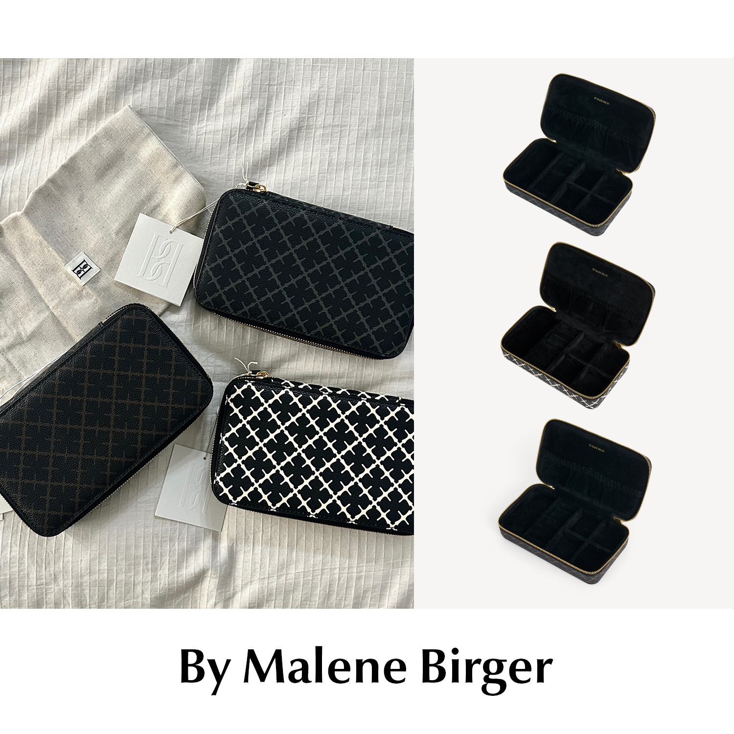 CETTCE 现货 By Malene Birger 花卉珠宝盒首饰盒 多隔层Bae Cher