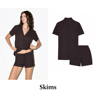 CETTCE 现货 Skims 莫代尔短袖T恤短裤睡衣家居服Soft Lounge系列