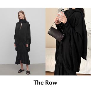 现货 CETTCE SALE 连衣裙鱼尾裙摆Adrienne Row 飘带蝙蝠袖 The