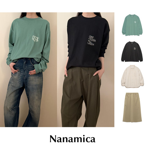 【SALE断码合集】CETTCE 现货 Nanamica 长袖T恤卫衣衬衫半身裙