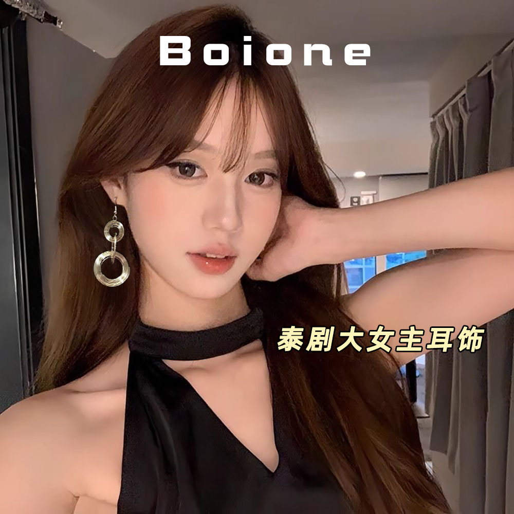 【实拍】欧美夸张金属大耳夹耳环