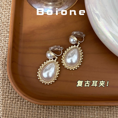 【实拍】复古港风宫廷气质耳夹