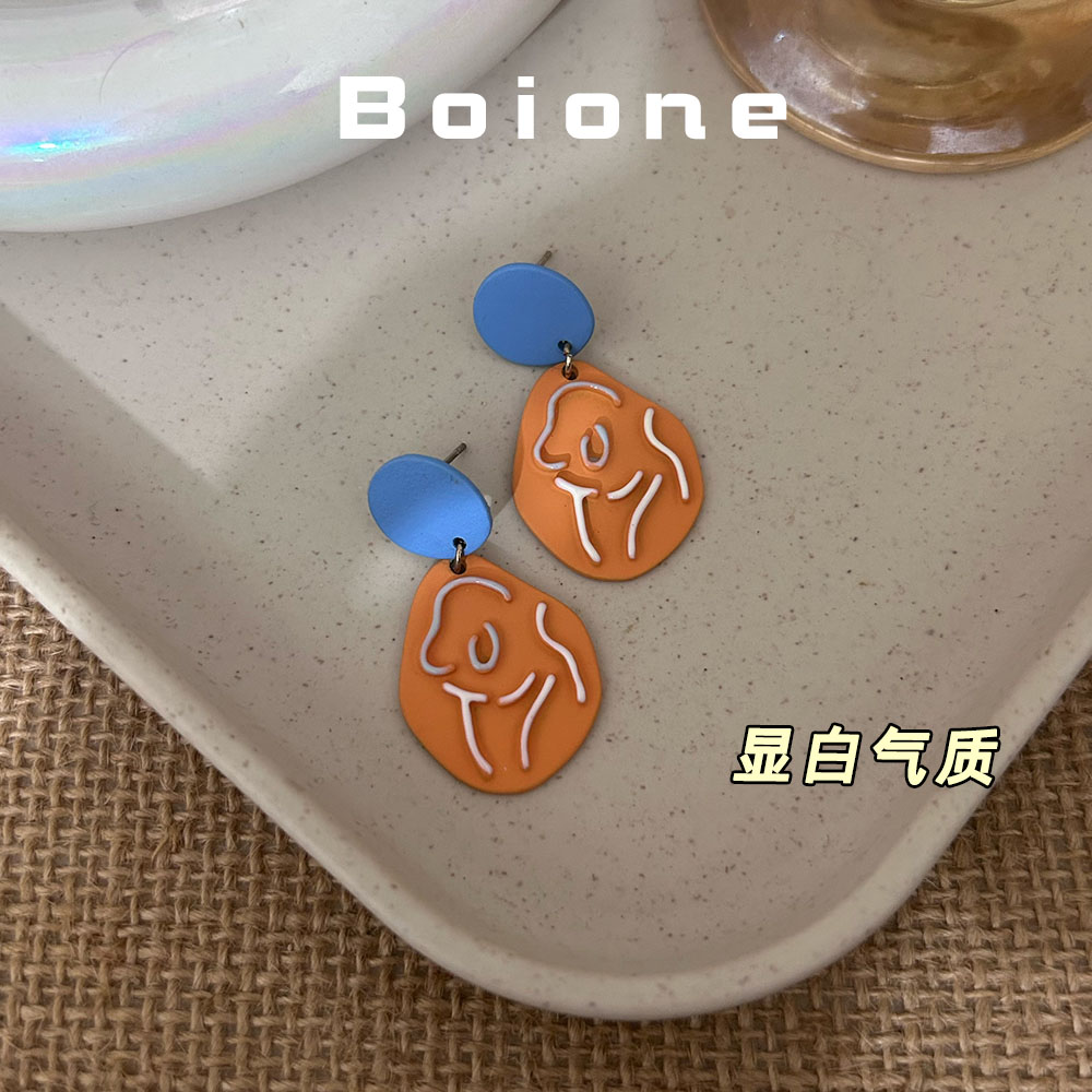 【实拍】复古法式艺术感显白耳环