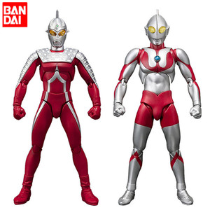 万代 ULTRA-ACT魂限定版盖亚奥特曼V2 阿古茹 赛文 初代模型现货