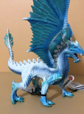 德国Schleich思乐仿真冰雪风暴龙70541魔幻系列龙骑士模型特价