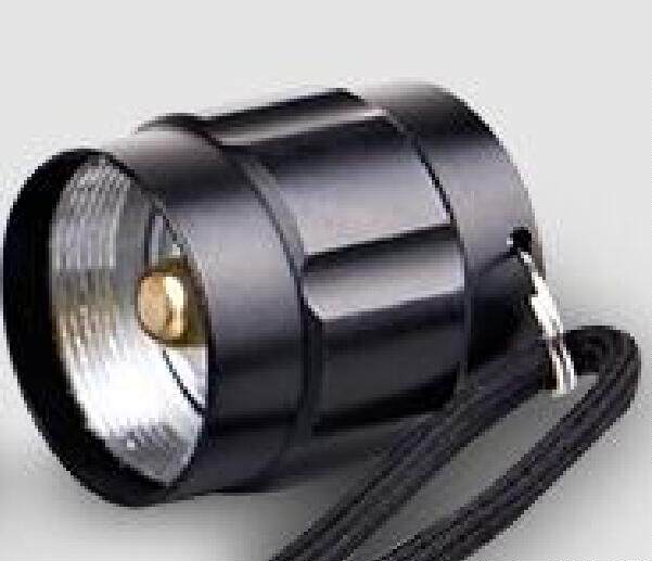 正品LED强光手电筒尾盖底座后盖铜柱按钮外壳电筒后盖开关总成