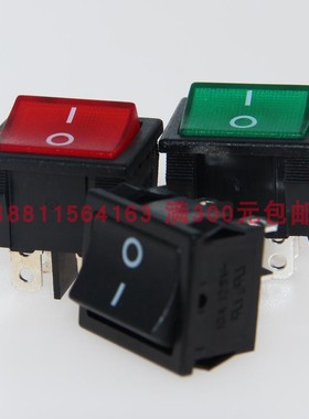 RL3-2-G/H双路方船型开关红黑绿色6/10A电源乒乓开关台湾RLEIL