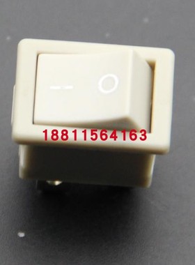 R19灰边灰色白字四脚两档无灯DC/AC小船型开关台湾亮群