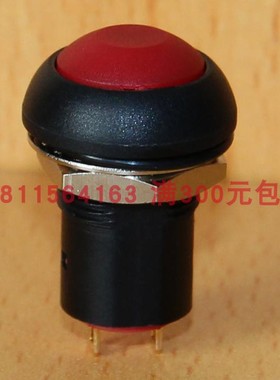 PAL6带锁防水按钮开关红色圆形带保持按键台湾德利威DAILYWELL