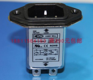 臺(tái)達(dá)力征CANNYWELL濾波器AC電源插座耳式 品字形6A