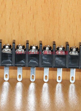 T33-0M21M8黑色螺丝接线美规端子台8.25间距面板安装DECA台湾进联