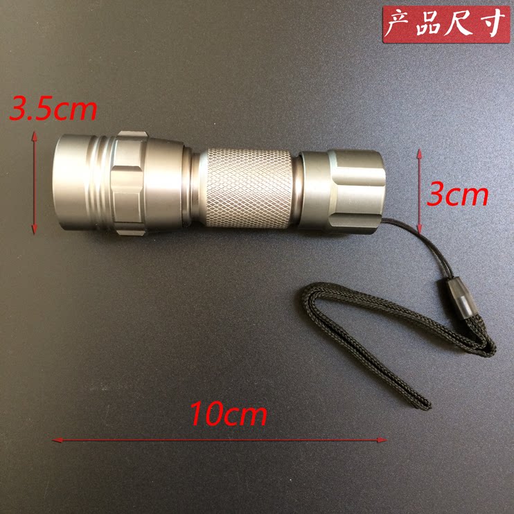 POWER LION 브랜드 알루미늄 합금 LED 손전등 사이클링 야외 소형 손전등 NO. 5 배터리 W0664