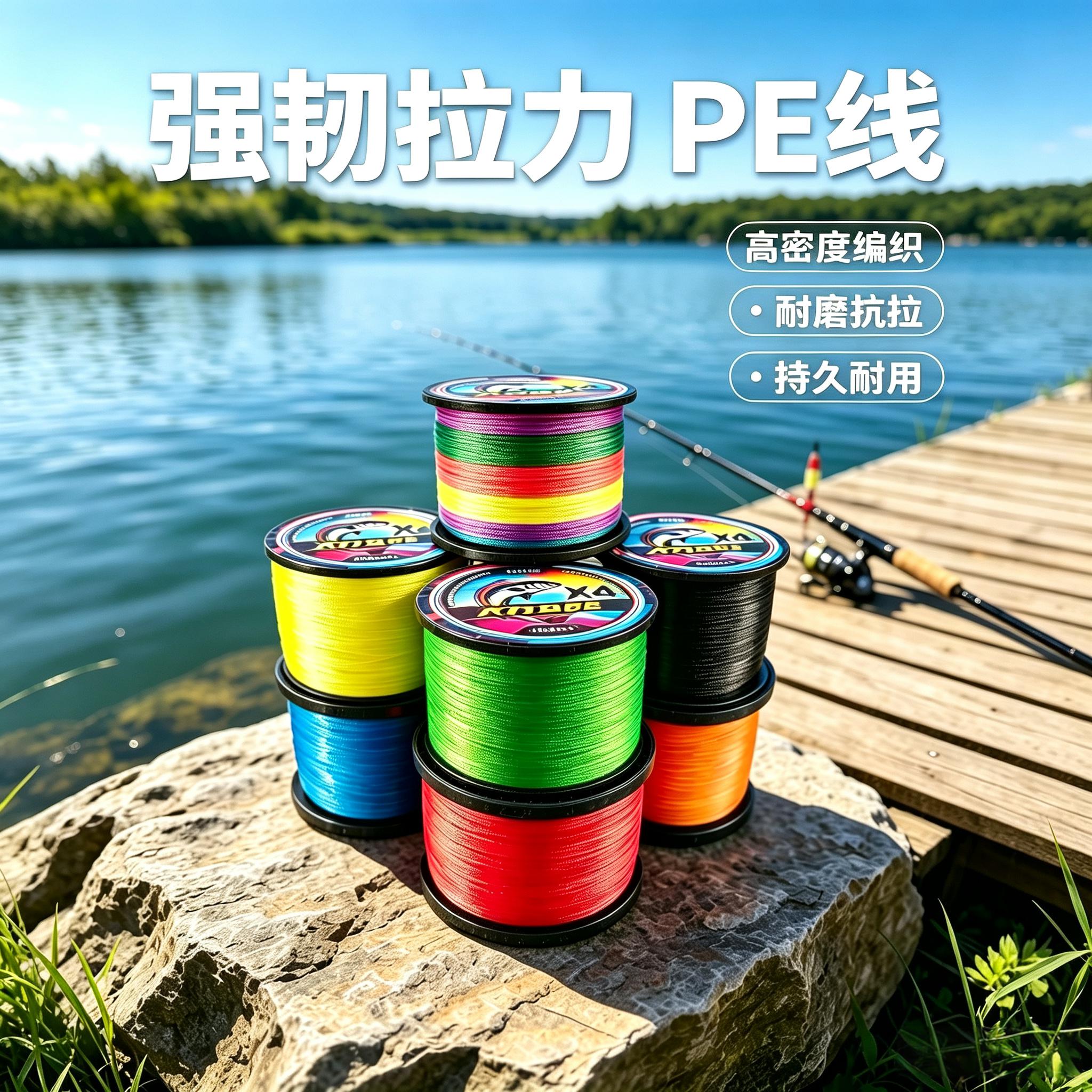 物美价廉4编足米耐磨防咬织网线