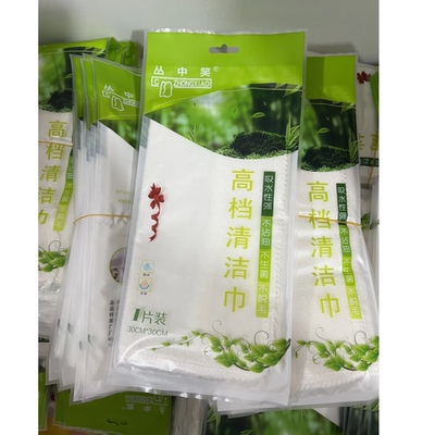 丛中笑 厨房多功能不沾油清洁巾洗碗布耐洗不掉毛抹布10条包邮