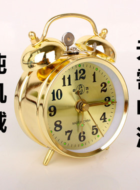 合飞机械闹钟无需电池