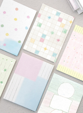 AGUGU海盐系列 盐系便签M5手账本内页笔记本内页替换内页74x105