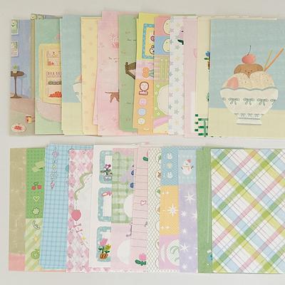 Springforth原创便签清新少女13款ins简约可爱插画打底手帐便签