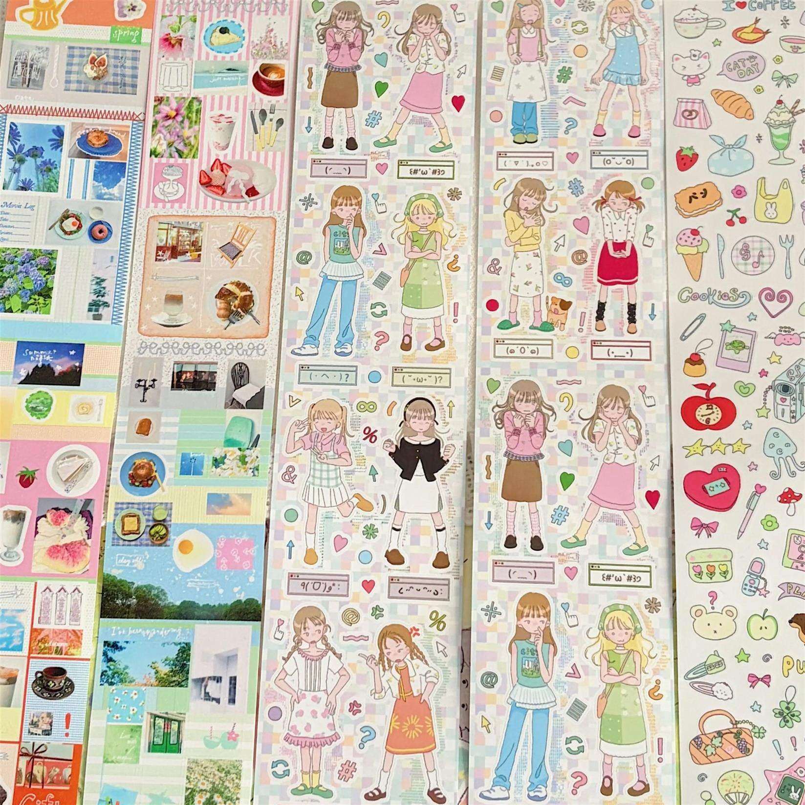 Springforth贴纸卷切膜贴纸卷 心情手册四打工记人物基础手帐胶带,文具电教/文化用品/商务用品,和纸胶带,淘宝优惠券,粉丝福利购,淘宝优惠卷