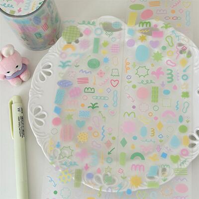 Springforth整卷原创切膜贴纸卷 点缀集圆点集基础小元素点缀贴纸