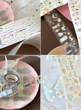 N酱分装cccelsius贴纸卷分装胶带手帐装饰盐系素材哒哒哒手帐素材