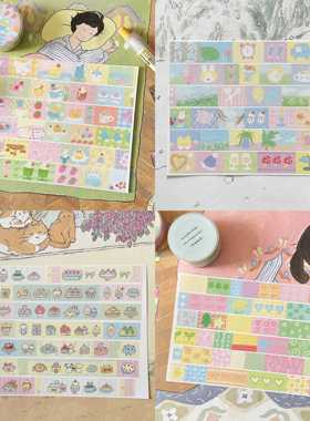 Springforth｜原创胶带 拉条胶带 四季物语甜心商店 实用手帐胶带