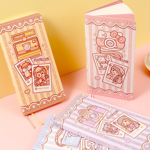 小麻薯weeks本手帐本方格内页周计划本手账本网格2022新款可爱笔